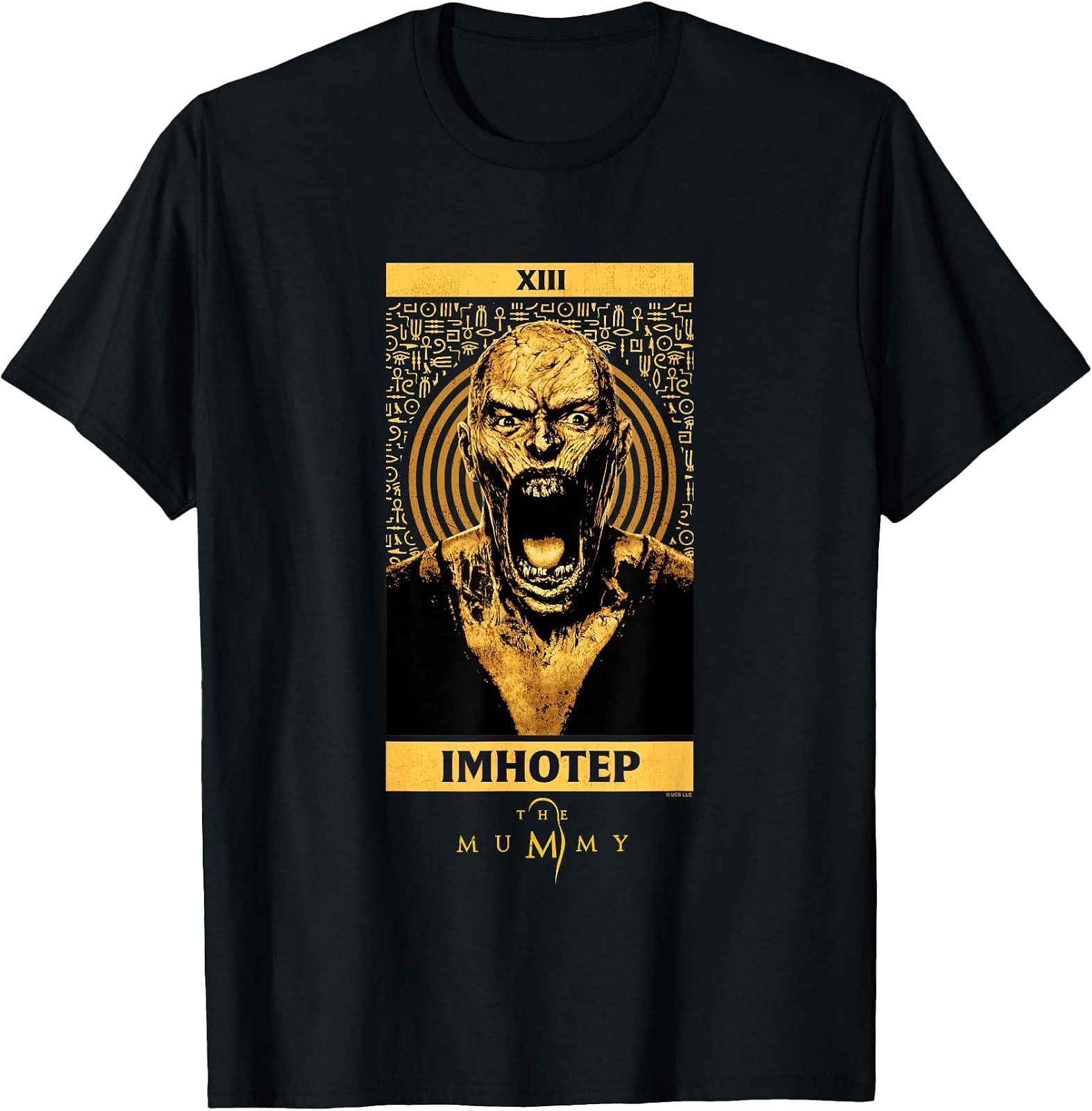 Vintage Tarot Card T-Shirt Featuring Imhotep from The Mummy
