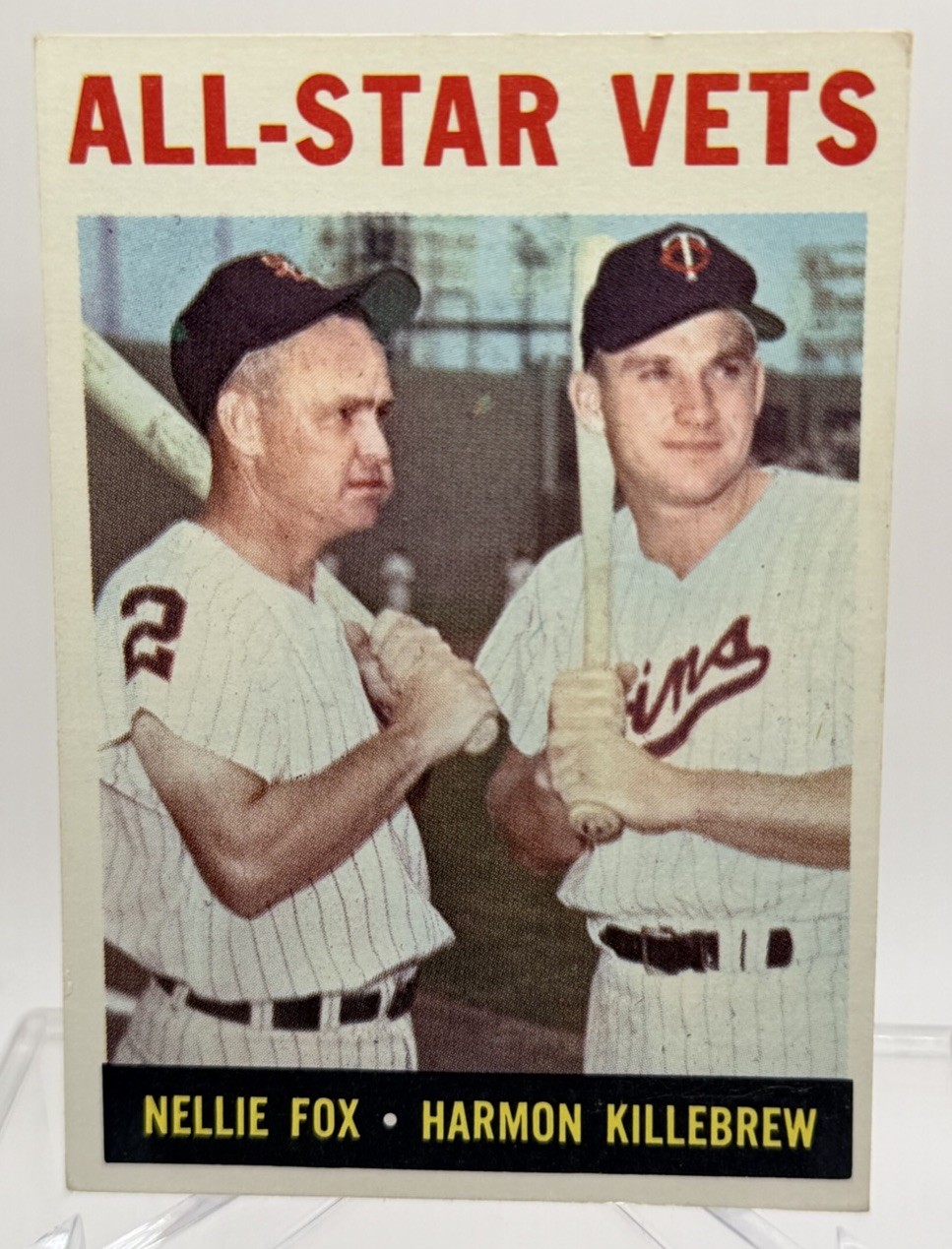 1964 Topps - All-Star Vets Harmon Killebrew, Nellie Fox #81 1964 Topps - All-Star Vets Harmon Killebrew, Nellie Fox #81