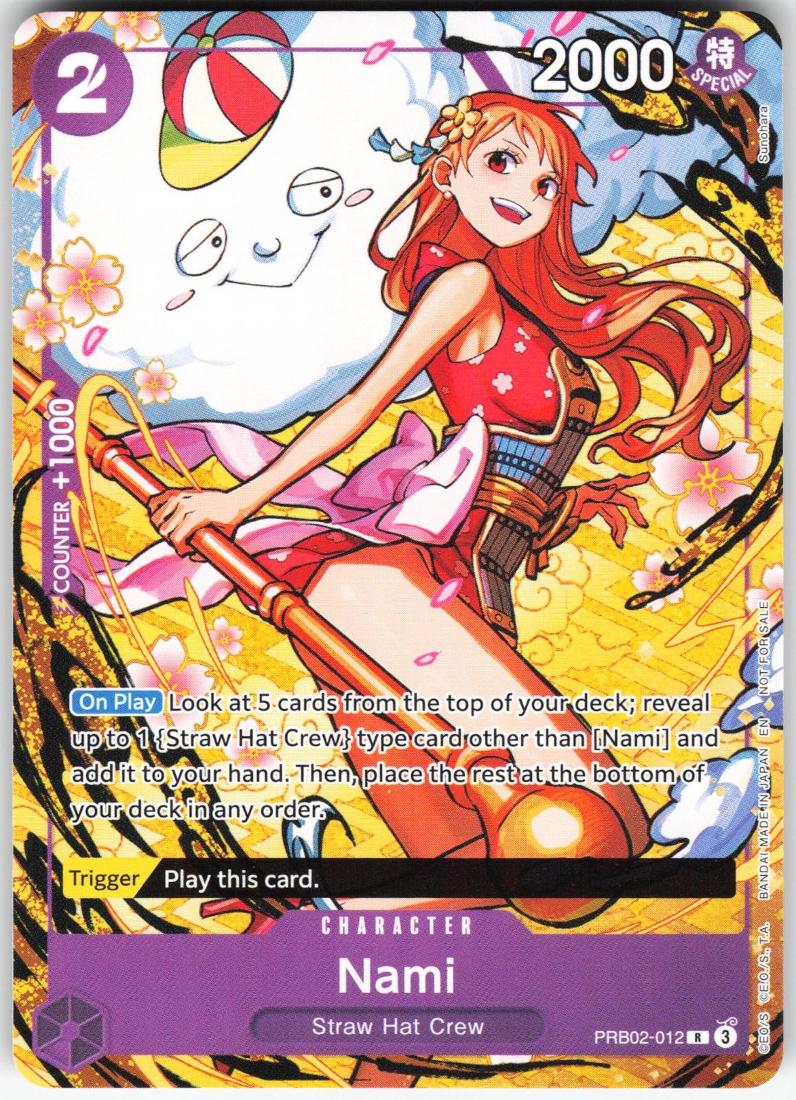 Nami (Welcome Pack 2026 Vol.1) PRB02-012 One Piece Promotion Cards One Piece NM