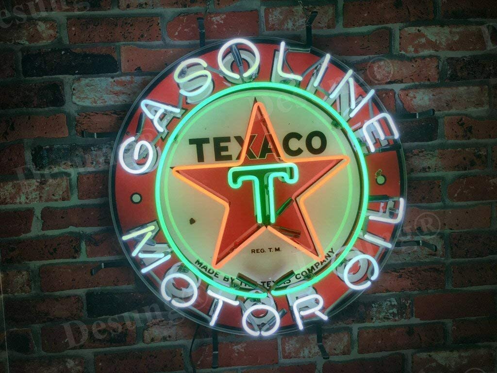 New Texaco Gasoline Gas Neon Light Sign 24 New Texaco Gasoline Gas Neon Light Sign 24