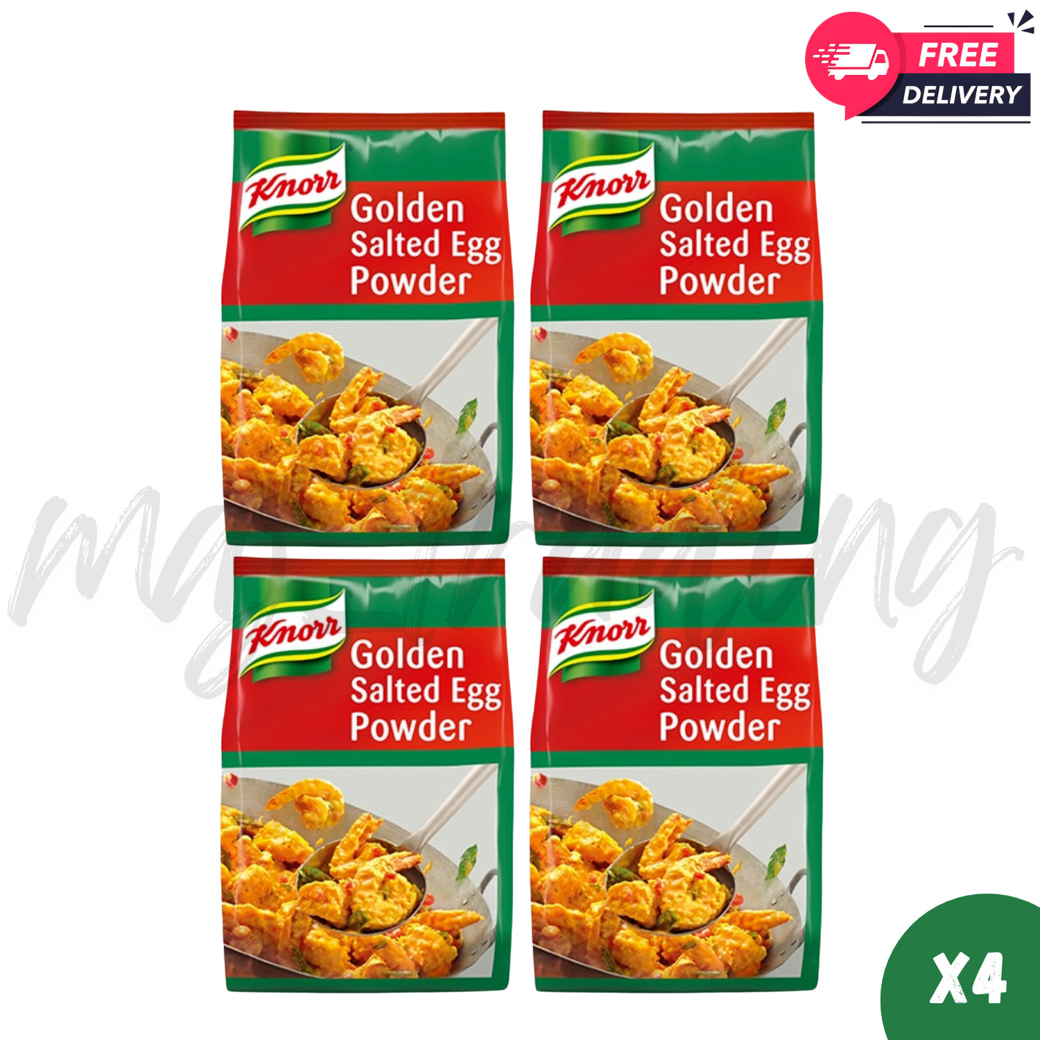4x Knorr Golden Salted Egg Powder 800g Made from Real Eggs Original DHL Shipping