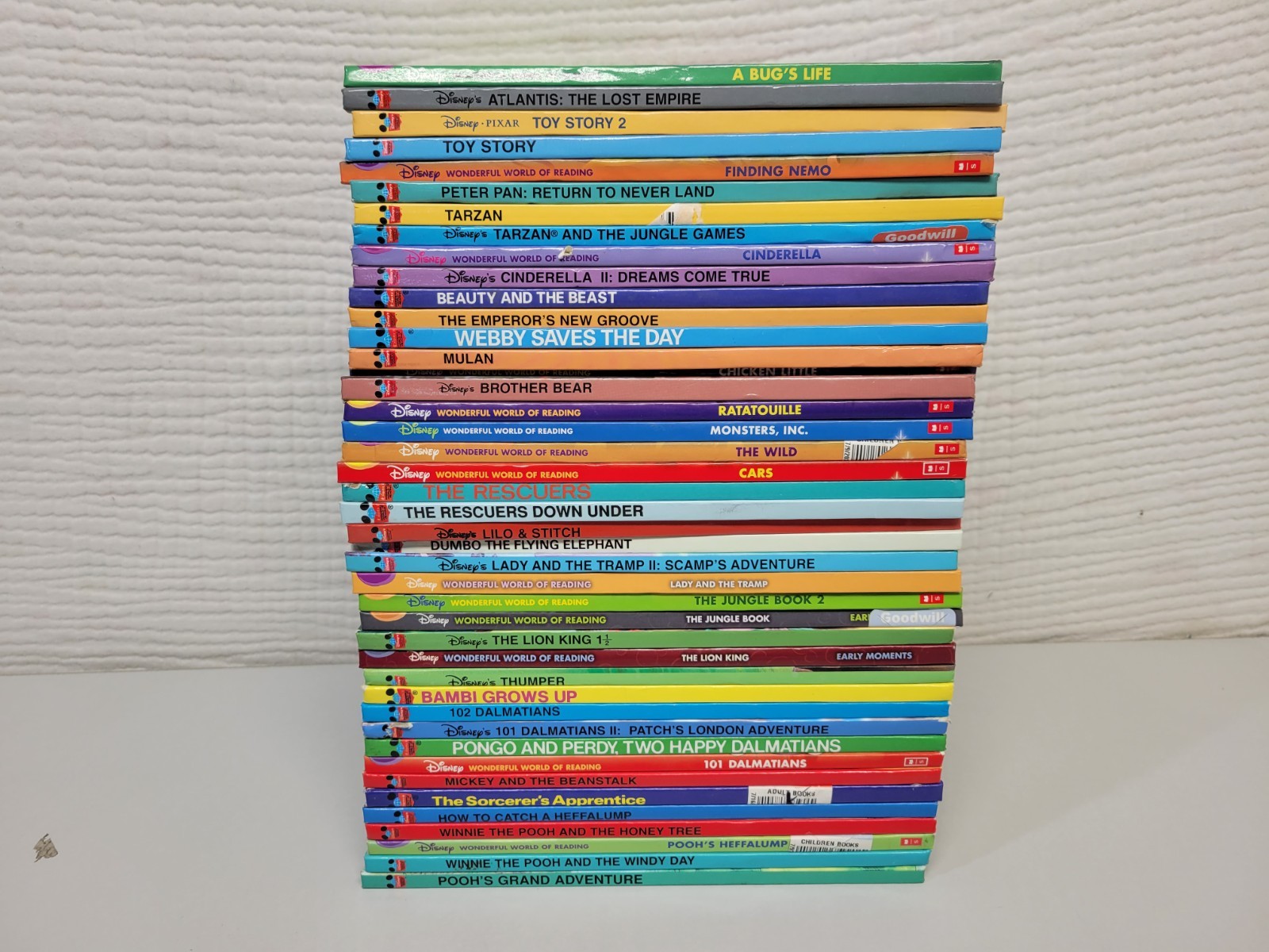 Lot Of 43 Walt Disney's Wonderful World Of Reading Hardcover Books Lot Of 43 Walt Disney's Wonderful World Of Reading Hardcover Books
