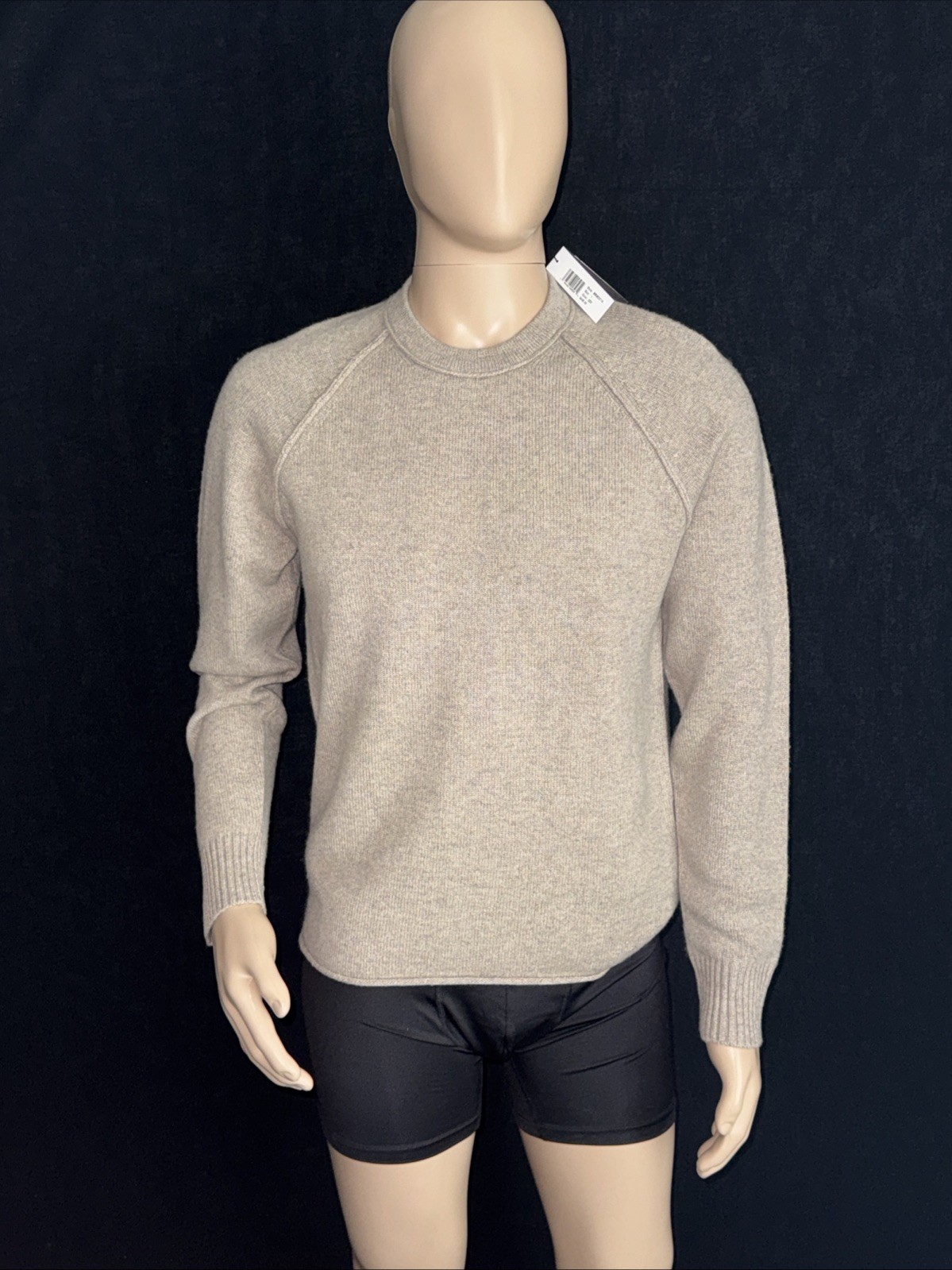 James Perse Men 1 Cashmere Crewneck Sweater Retail $495 James Perse Men 1 Cashmere Crewneck Sweater Retail $495