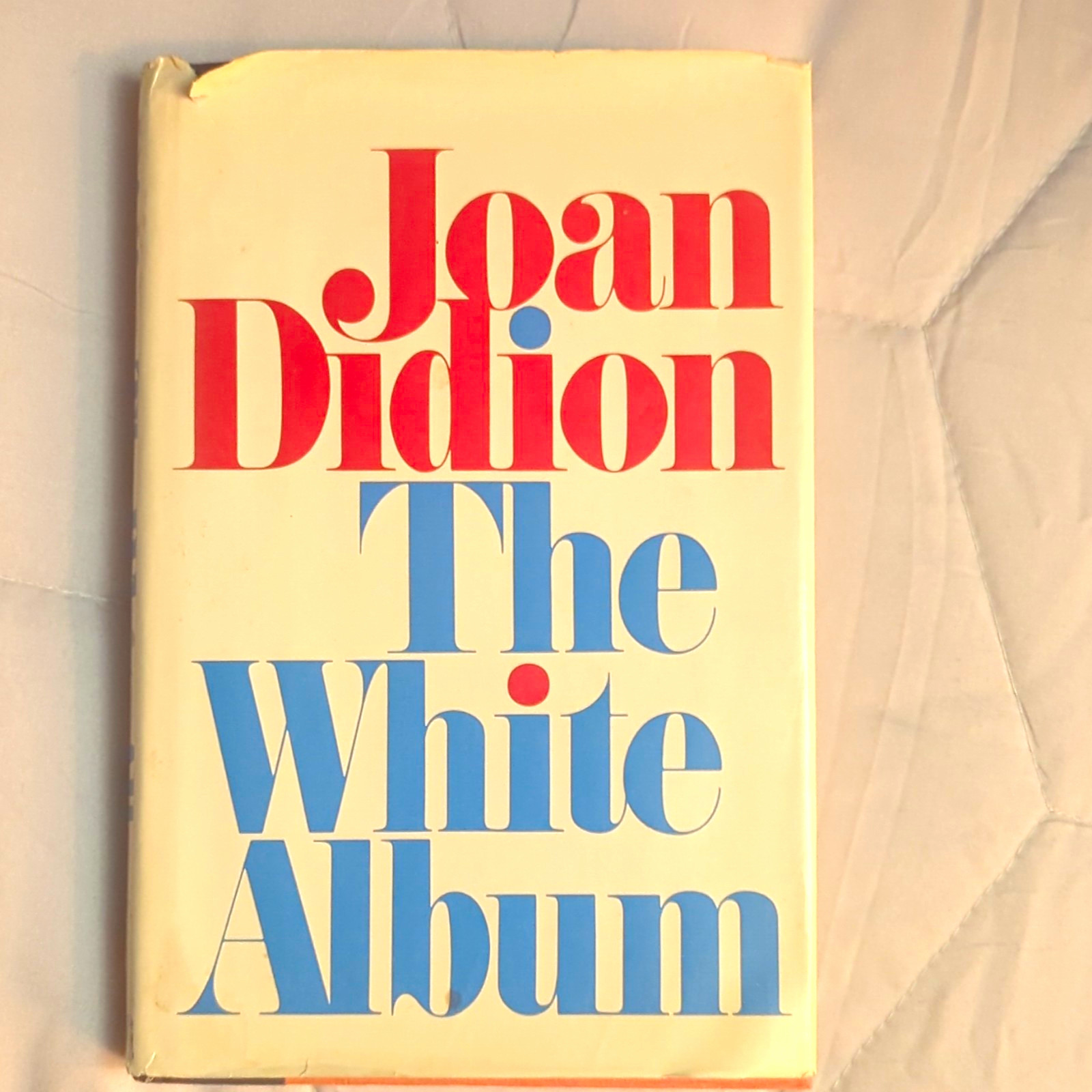 Joan Didion First Edition The White Album With Dust Jacket Simon & Schuster 1979 Joan Didion First Edition The White Album With Dust Jacket Simon & Schuster 1979