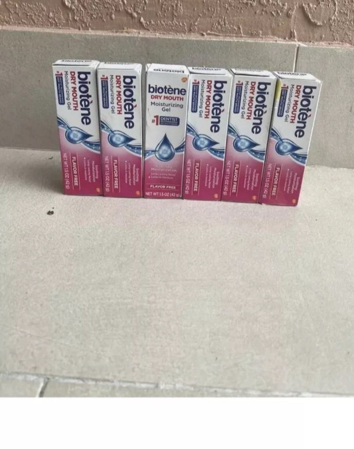 Biotene Dry Mouth Moisturizing Gel Flavor Free 1.5 Oz Exp:07/26 .( Pack Of 6) Biotene Dry Mouth Moisturizing Gel Flavor Free 1.5 Oz Exp:07/26 .( Pack Of 6)