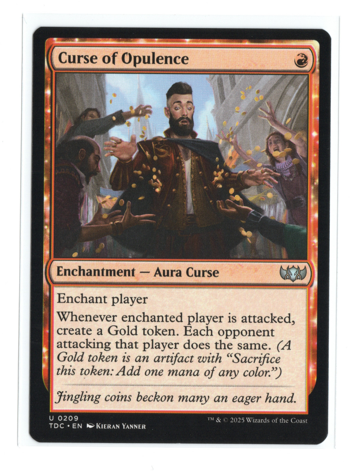 MTG - Curse of Opulence - Normal - Tarkir Dragonstorm Commander TDC- NM