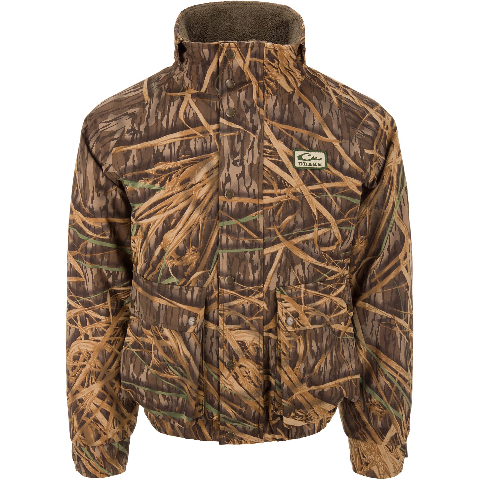 DRAKE Throwback 80 Insulated Mossy Oak Original Shadow Grass Sport Bomber Jacket