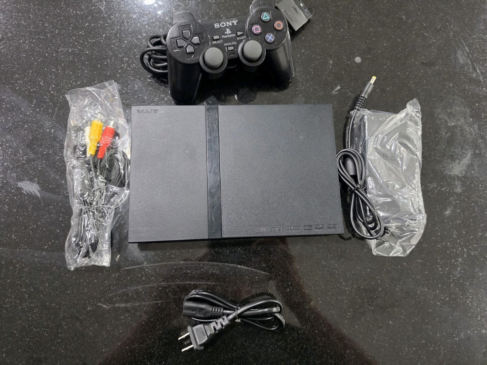 Sony PlayStation 2 PS2 Slim Console Complete. Tested Working Sony PlayStation 2 PS2 Slim Console Complete. Tested Working