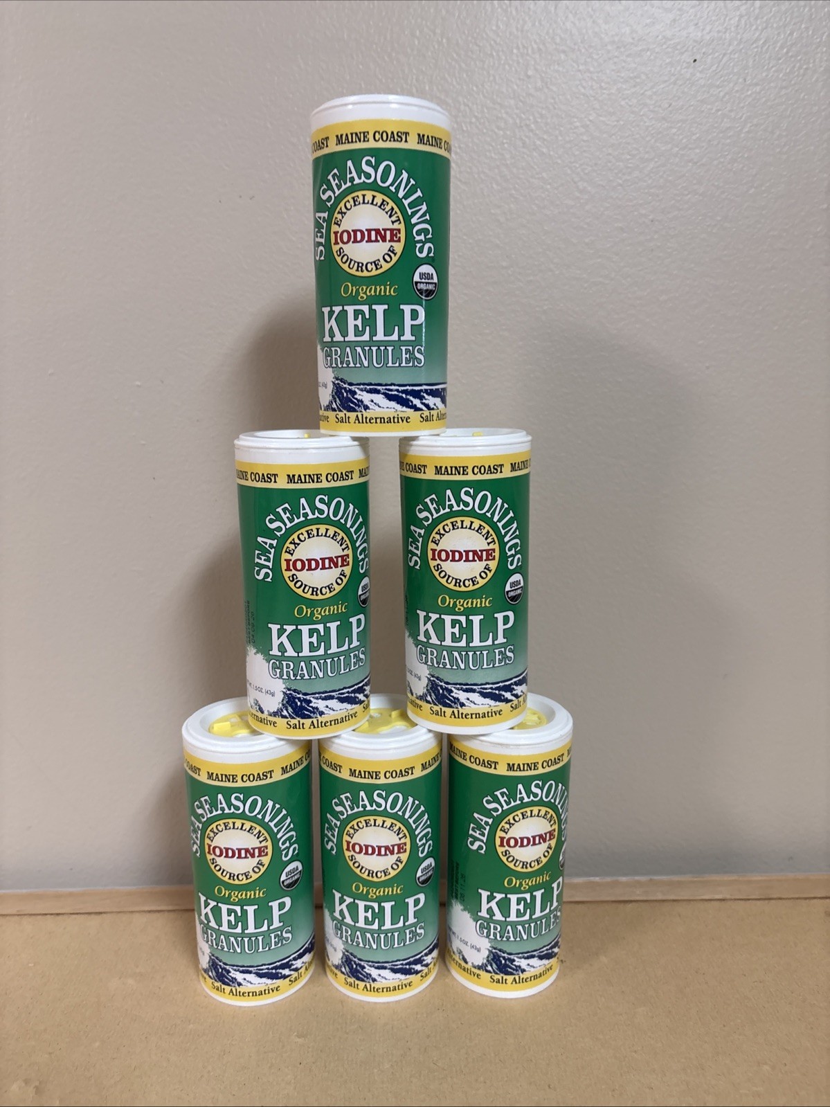 Maine Coast Sea Seasonings Organic Kelp Granules 1.5 oz Granules (6 Pack) Maine Coast Sea Seasonings Organic Kelp Granules 1.5 oz Granules (6 Pack)