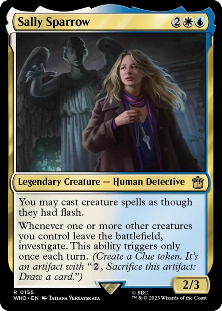 MTG Sally Sparrow [Doctor Who] Near Mint Magic