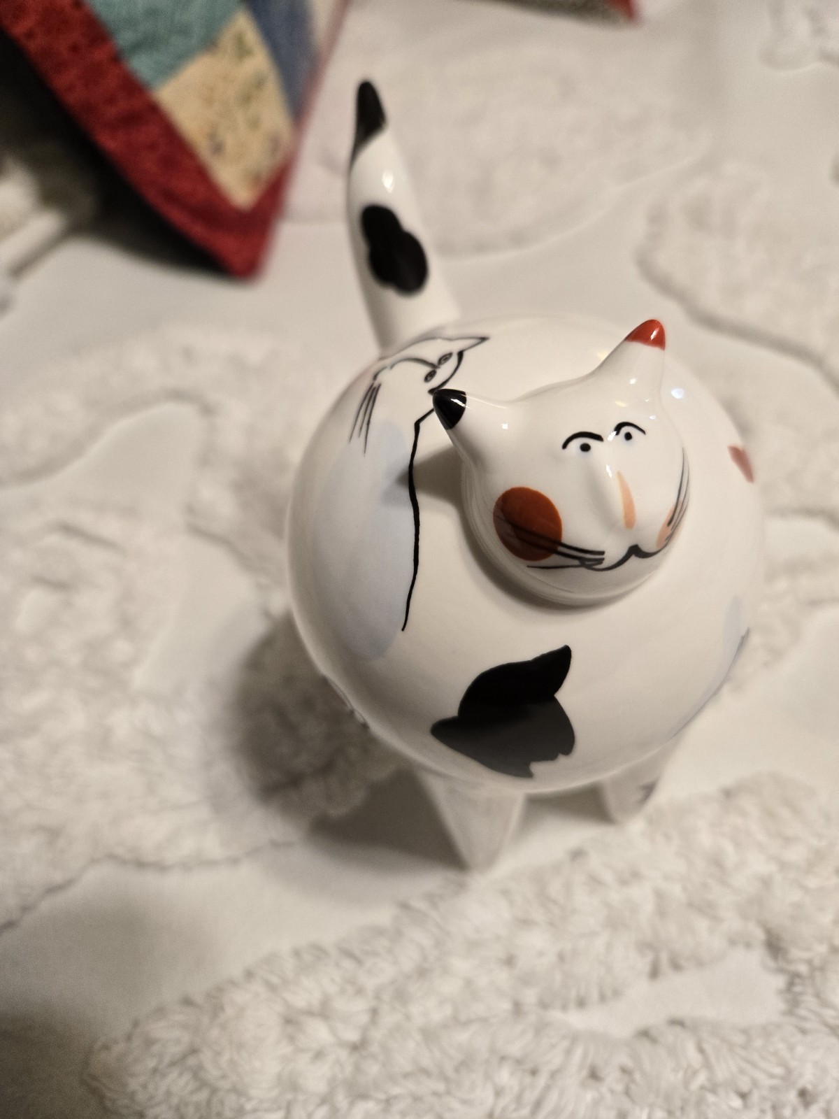 Vtg Villeroy & Boch Cat Figurine France Collectable Vtg Villeroy & Boch Cat Figurine France Collectable