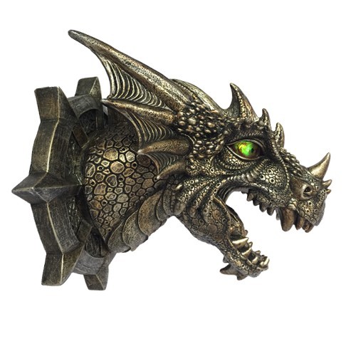 PT Pacific Trading Fantasy Dragons Dragon Wall Plaque with LEDs PT Pacific Trading Fantasy Dragons Dragon Wall Plaque with LEDs