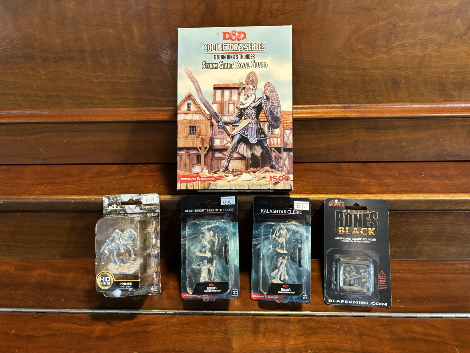 STORM GIANT ROYAL GUARD D&D NEW Unassembled & 4 mini figures NEW in package 