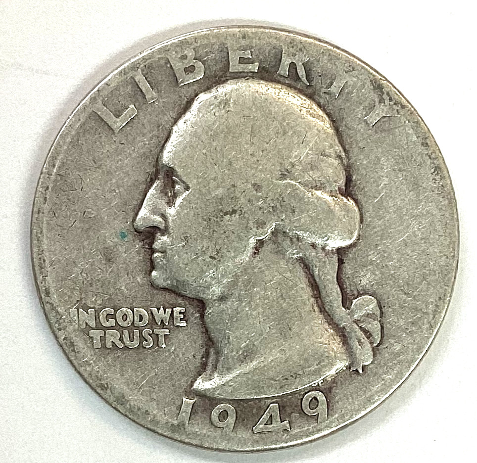 1949-D Washington Silver Quarter
