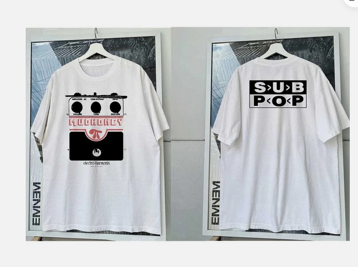 2 Sides Mudhoney European and American Rock Band T-shirt 2 Sides Mudhoney European and American Rock Band T-shirt