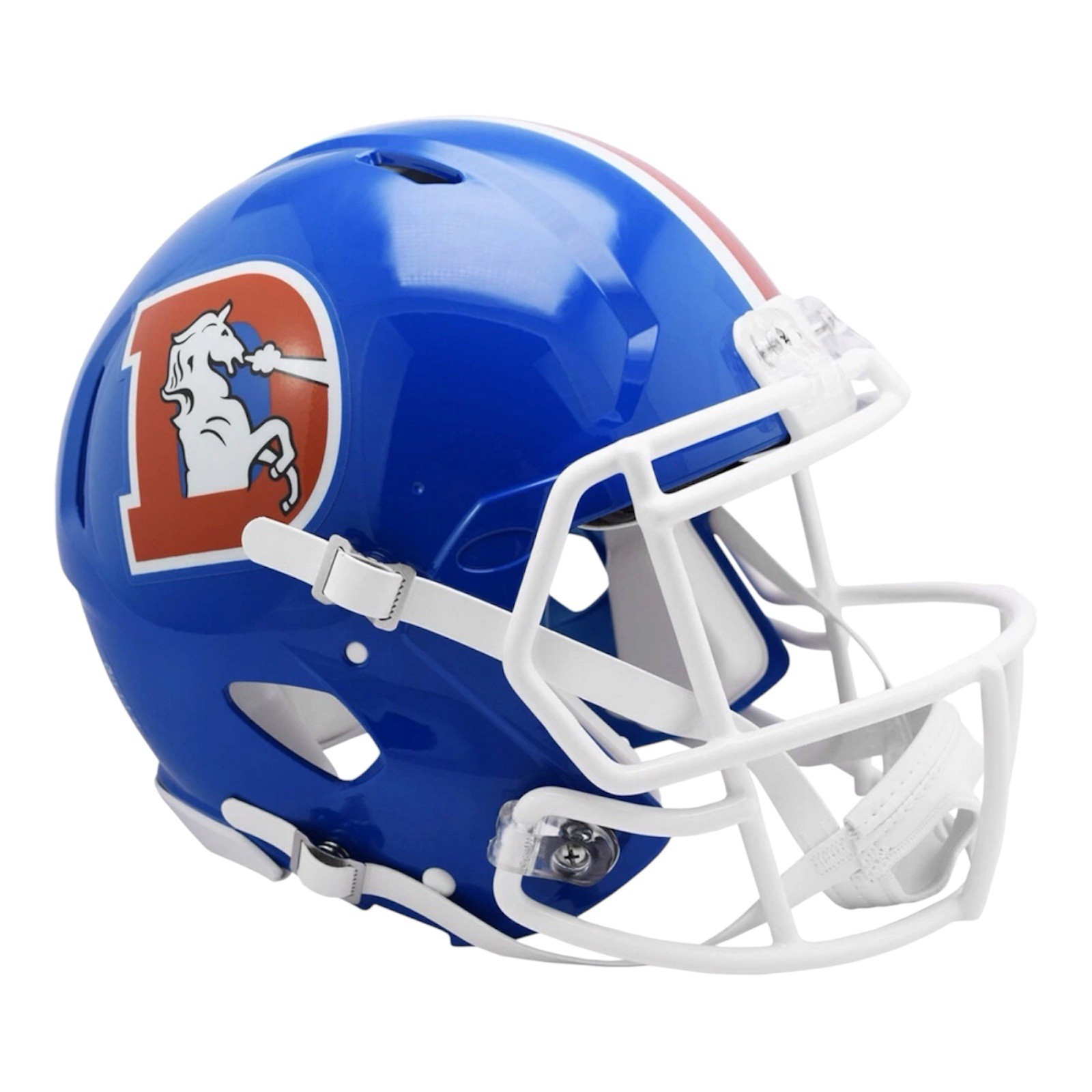 Denver Broncos 1975 to 1996 Full Size Authentic Speed Throwback Football Helmet