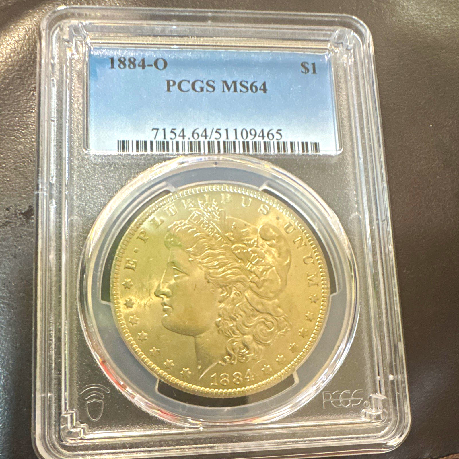 1884-O Morgan Silver Dollar $1 PCGS MS64 Silver Coin Cert# 51109465 1884-O Morgan Silver Dollar $1 PCGS MS64 Silver Coin Cert# 51109465