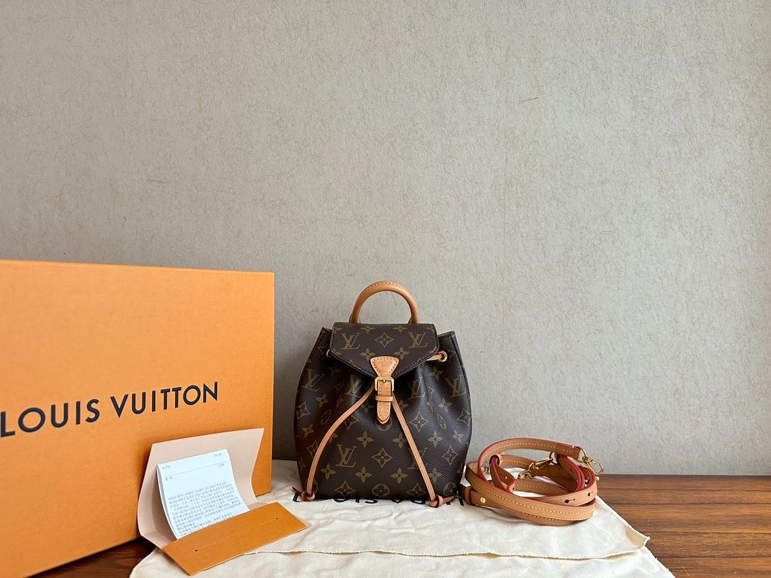 Louis Vuitton Pre-Owned Authentic Montsouris Bb Backpack Monogram M45502