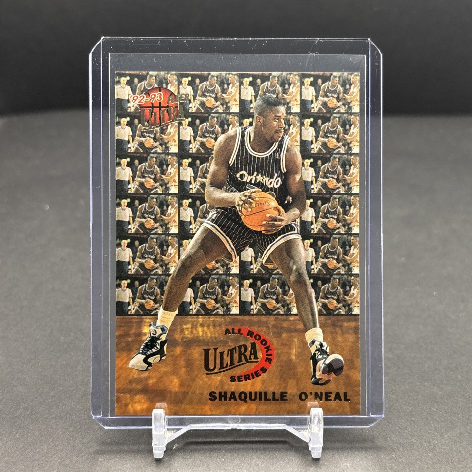 1992-93 FLEER ULTRA NBA Basketball #7 Shaquille O’Neal Magic RC All-Rookie Team