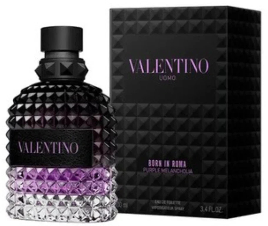 2026 Valentino Uomo Born in Roma PURPLE MELANCHOLIA EDT  3.4 oz / 100 ml for Men