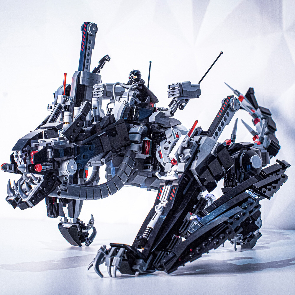 YOUFOY Dragon Shadow Mech Model Building Toys Set for Collection 1971 Pieces