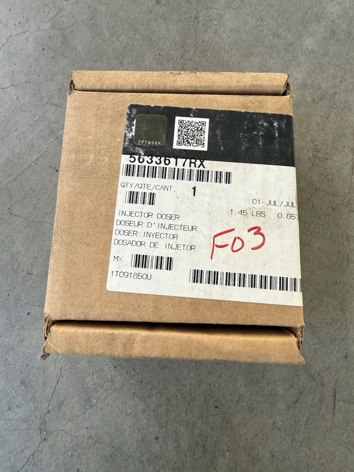 5633617RX CUMMINS AFTERTREATMENT INJECTOR KIT Genuine Cummins 5633617RX CUMMINS AFTERTREATMENT INJECTOR KIT Genuine Cummins