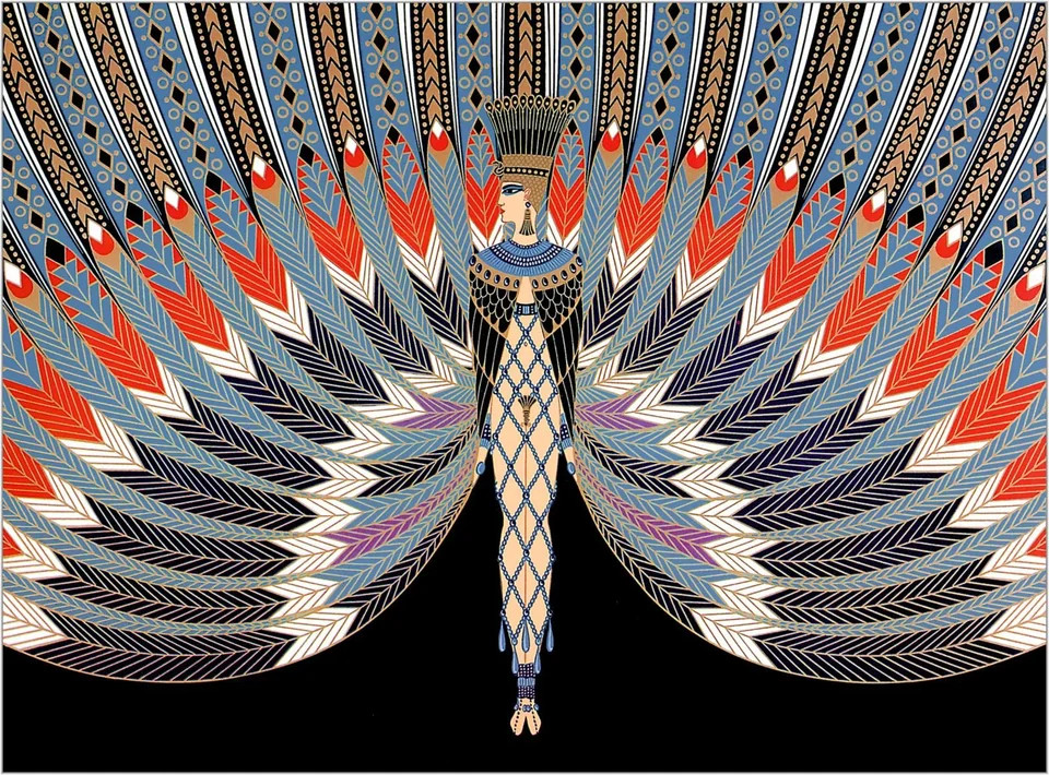 Erte : The Nile : Archival Quality Art Print