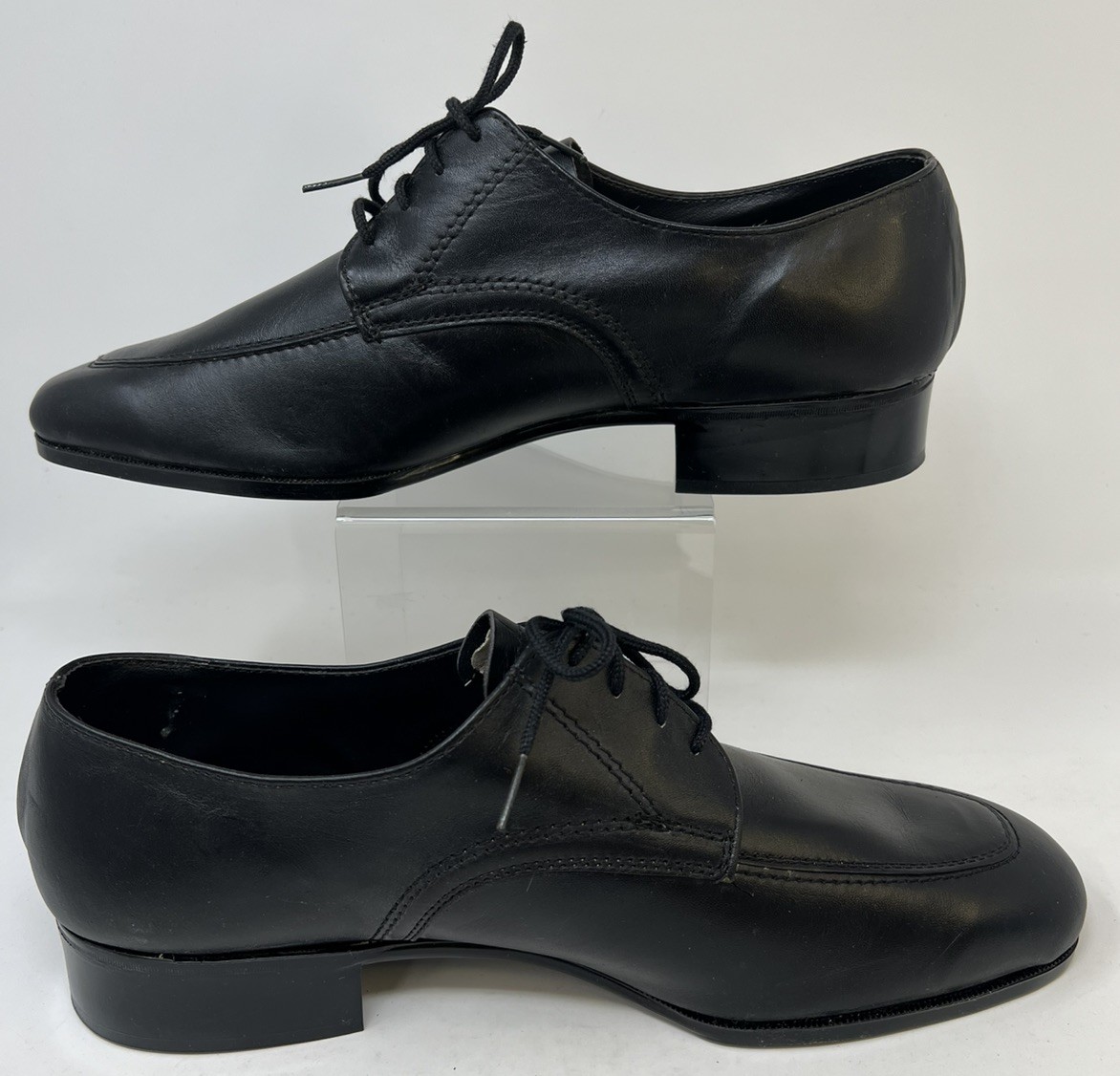 Vintage Barclay Comfort-Flex Men’s 13D Black Leather Dress Shoes NOS w/ Box