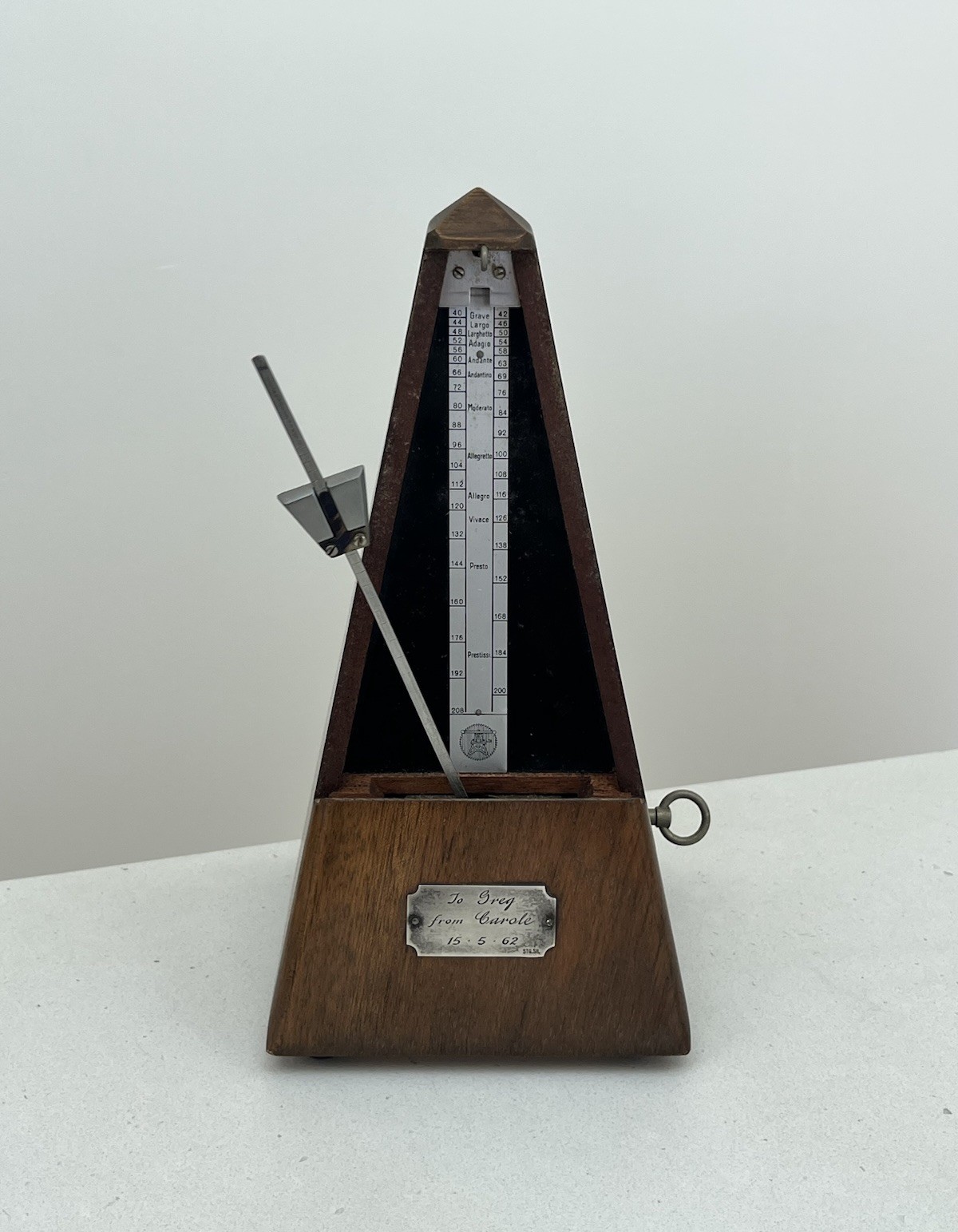 Antique Maelzel Paquet Metronome Antique Maelzel Paquet Metronome