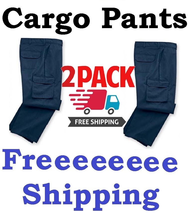 Cargo Work Pants Uniform Used Cintas Unifirst Dickies Redkap Navy Black Gray Tan Cargo Work Pants Uniform Used Cintas Unifirst Dickies Redkap Navy Black Gray Tan