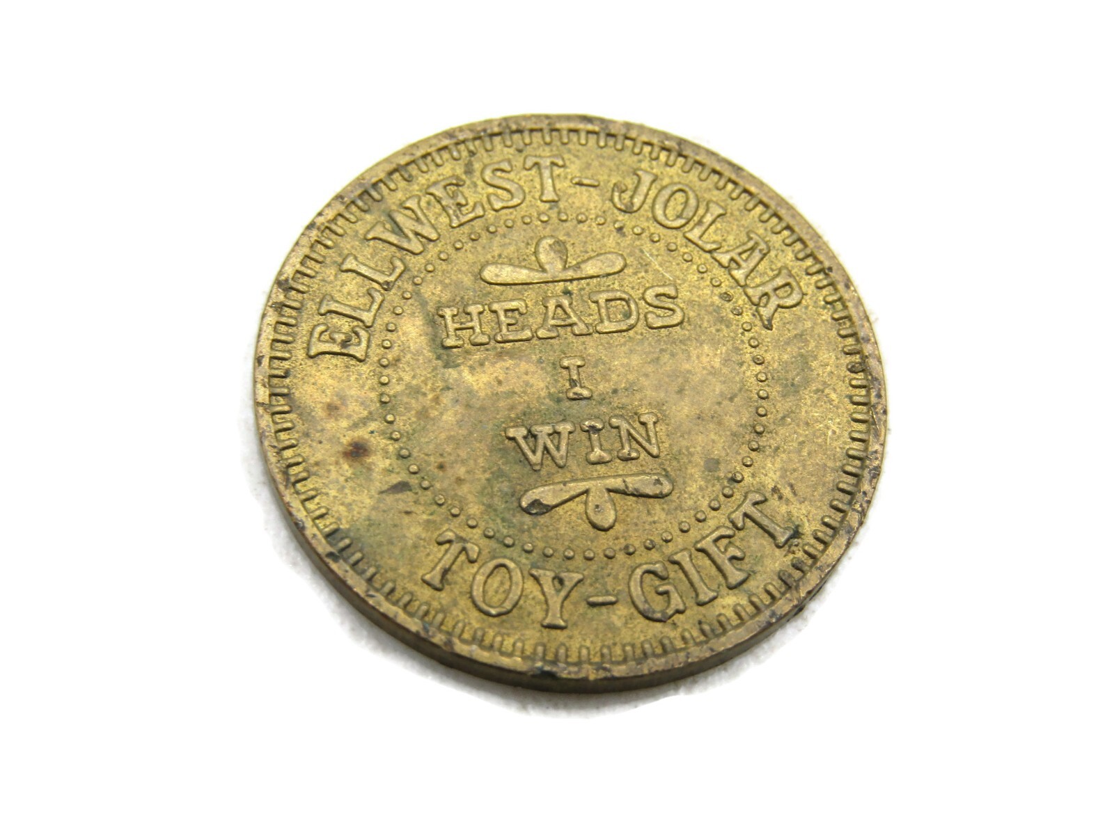 Vintage Ellwest-Jolar Arcade Token \ Vintage Ellwest-Jolar Arcade Token \