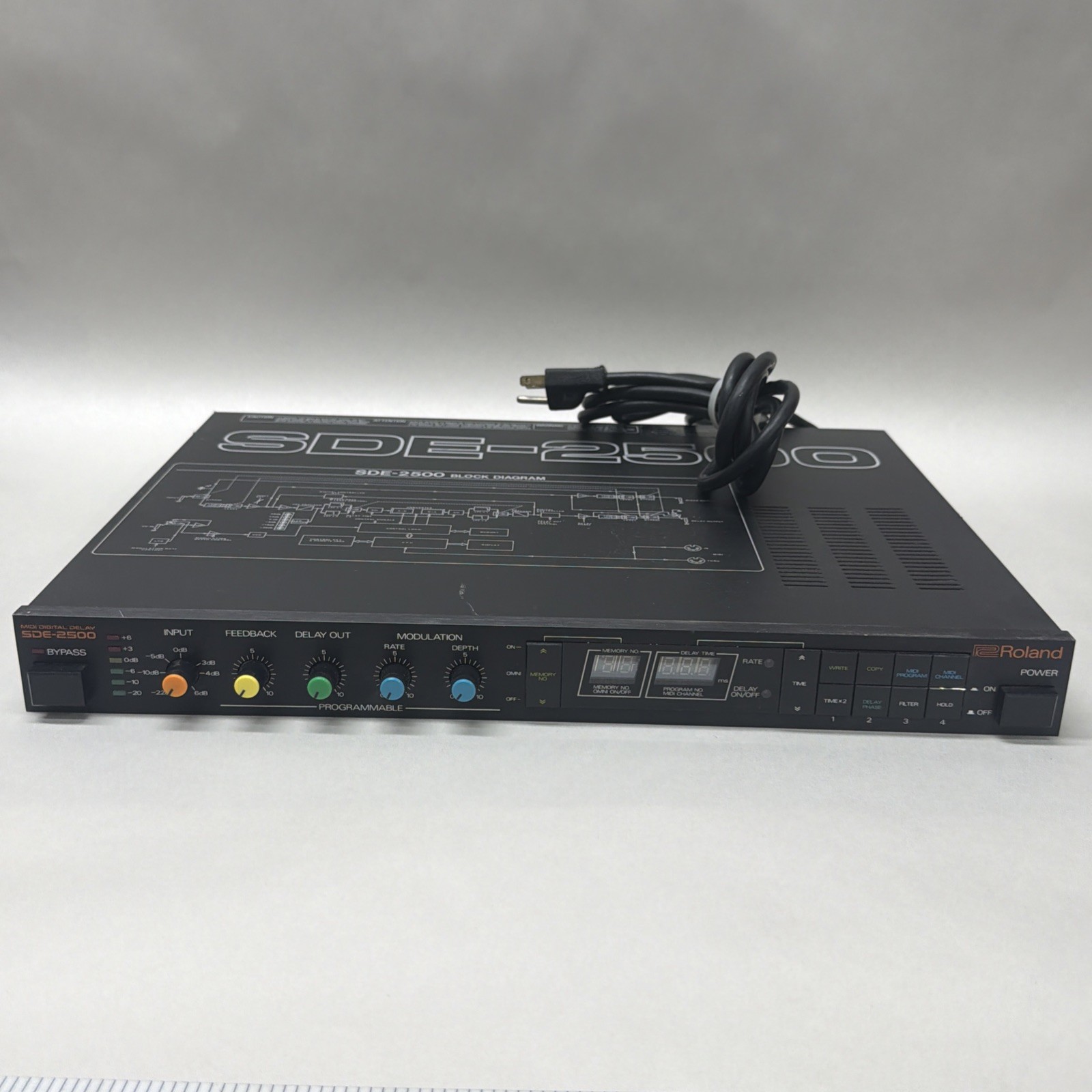 Roland SDE-2500 MIDI Digital Delay Effect Signal Processor Japan US SELLER WORKS