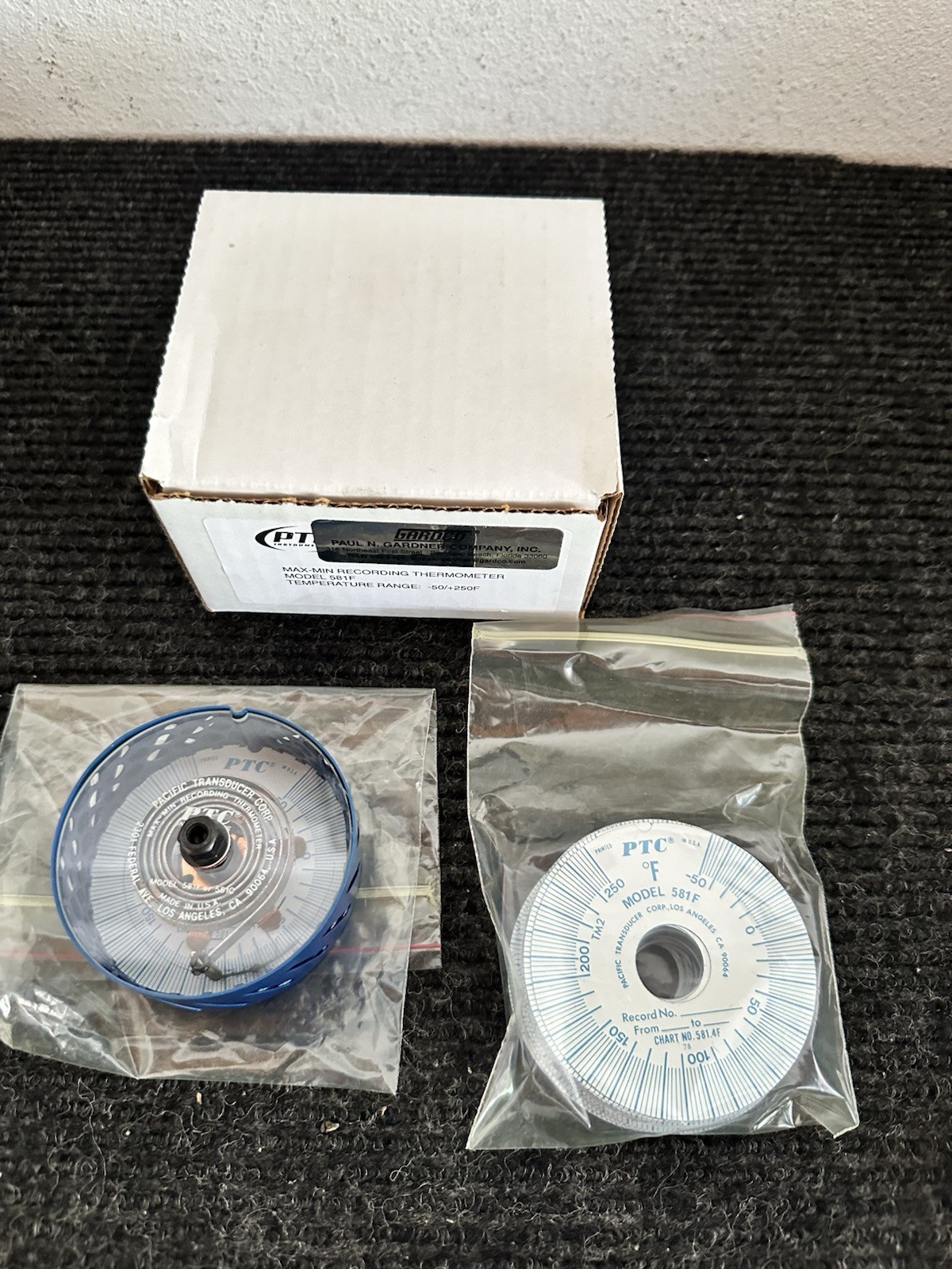 PTC Instruments Circular Chart Recorder Model 581F New PTC Instruments Circular Chart Recorder Model 581F New