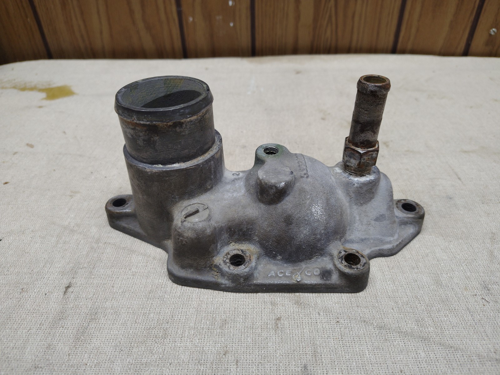 1994-02 Dodge Ram 2500 3500 Thermostat Housing Aluminum 8.0L V10 53020077 1994-02 Dodge Ram 2500 3500 Thermostat Housing Aluminum 8.0L V10 53020077