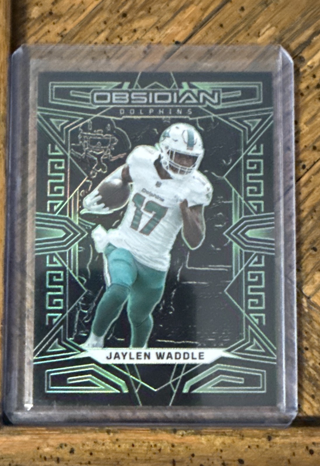 2023 Panini Obsidian - Jaylen Waddle #59 Electric Etch Green /25 2023 Panini Obsidian - Jaylen Waddle #59 Electric Etch Green /25
