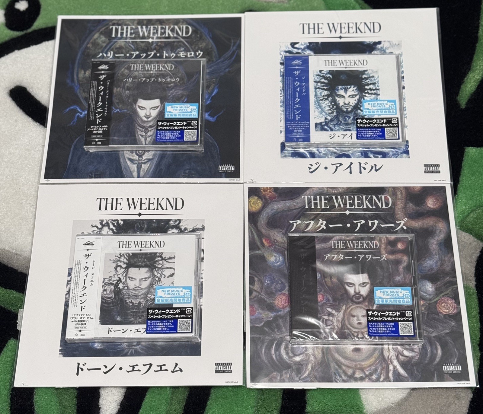 The Weeknd Set Of 4 CD Japan Limited Edition (w/ Mega Jacket) US SELLER The Weeknd Set Of 4 CD Japan Limited Edition (w/ Mega Jacket) US SELLER