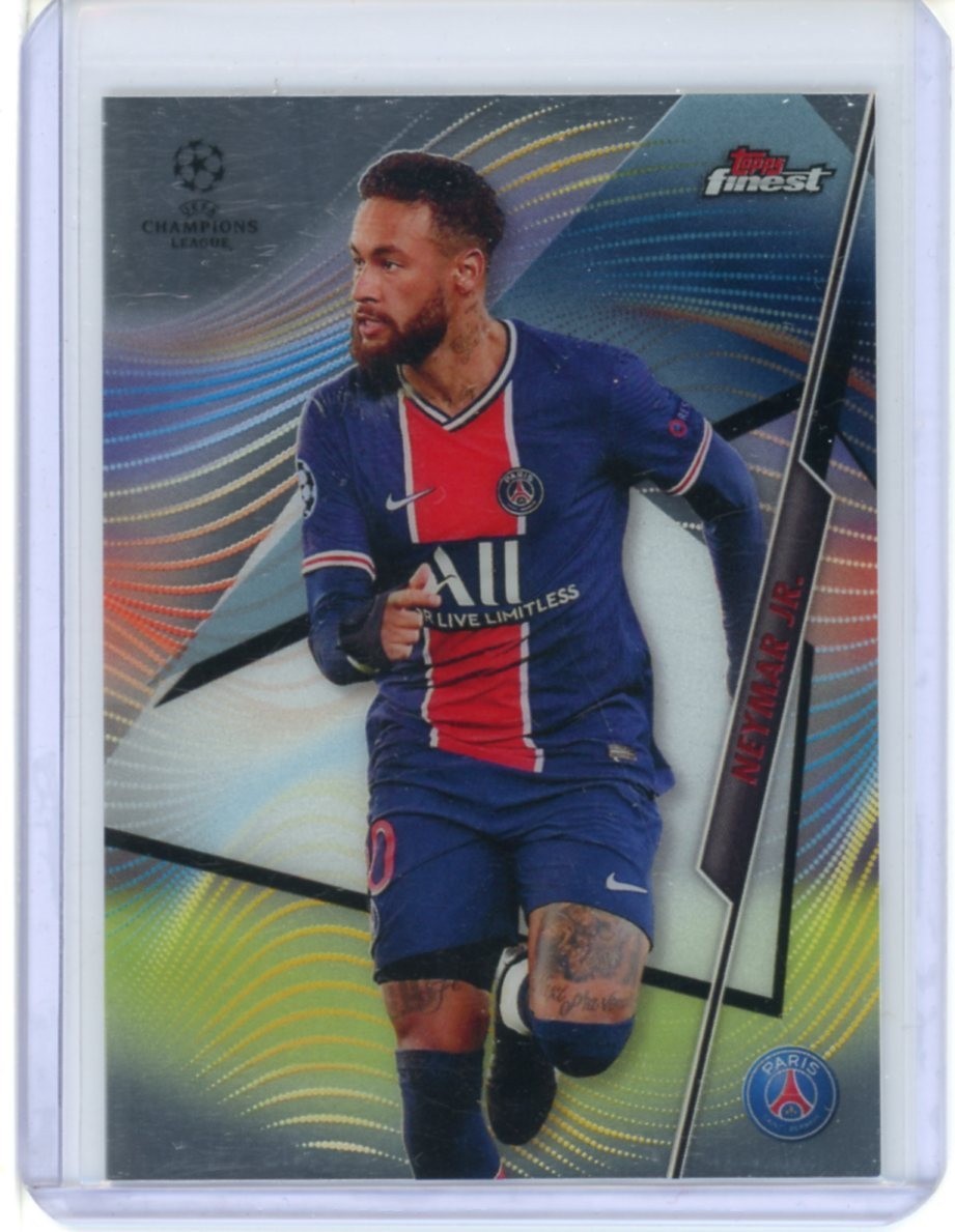 2020-21 TOPPS FINEST UEFA CHAMPIONS LEAGUE BASE NEYMAR JR #25