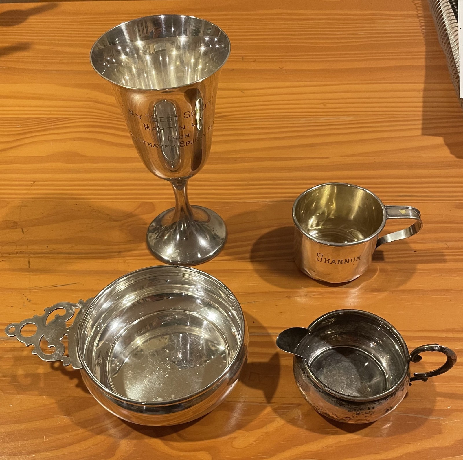 Assorted Lot of Sterling Silver Dinnerware_ 413 GRAMS