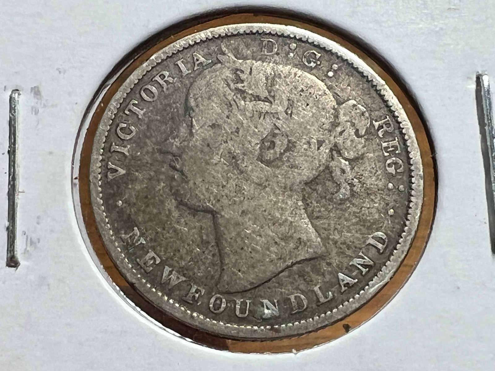 1888 NEWFOUNDLAND CANADA SILVER 20 CENTS SCARCE COIN 1888 NEWFOUNDLAND CANADA SILVER 20 CENTS SCARCE COIN