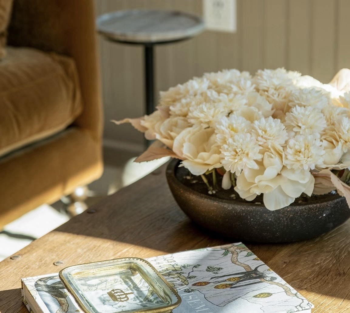 Auth. Pottery Barn Faux Composed Dahlia Arrangement Centerpiece Auth. Pottery Barn Faux Composed Dahlia Arrangement Centerpiece