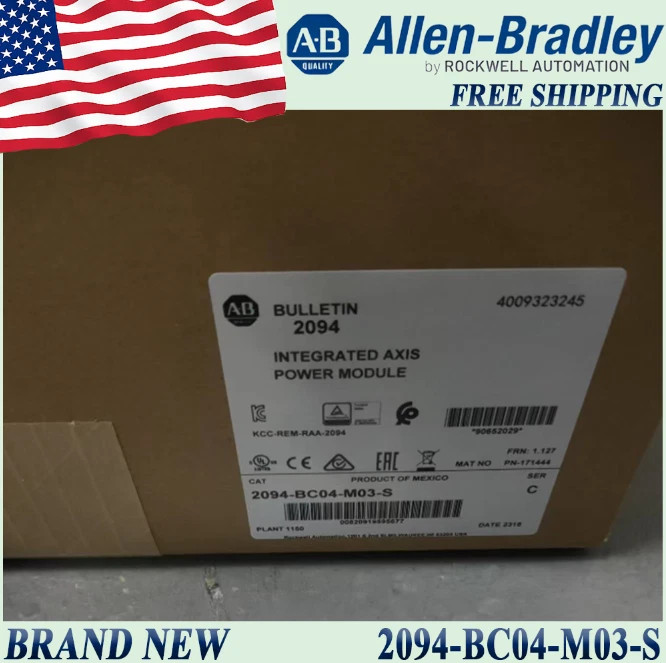 New in Box 2094-BC04-M03-S/C Kinetix 6000 Integrated Axis Module New in Box 2094-BC04-M03-S/C Kinetix 6000 Integrated Axis Module