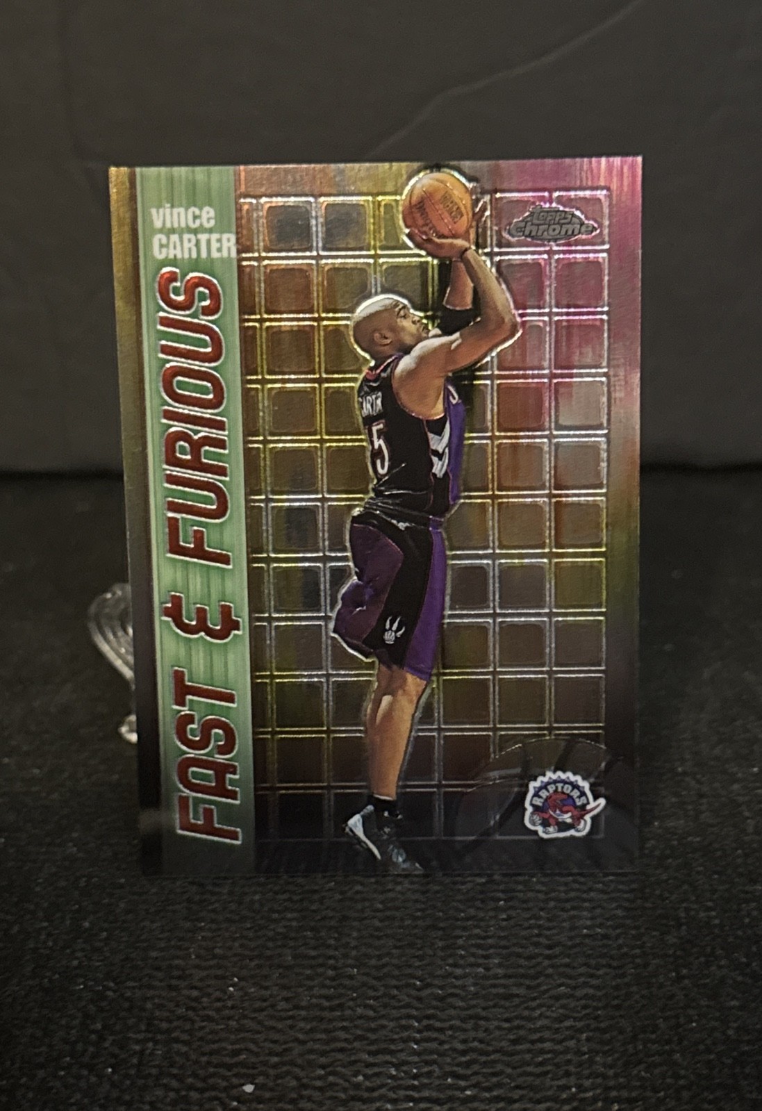 2001-02 Topps Chrome - Fast & Furious Vince Carter #FF04 C2 2001-02 Topps Chrome - Fast & Furious Vince Carter #FF04 C2