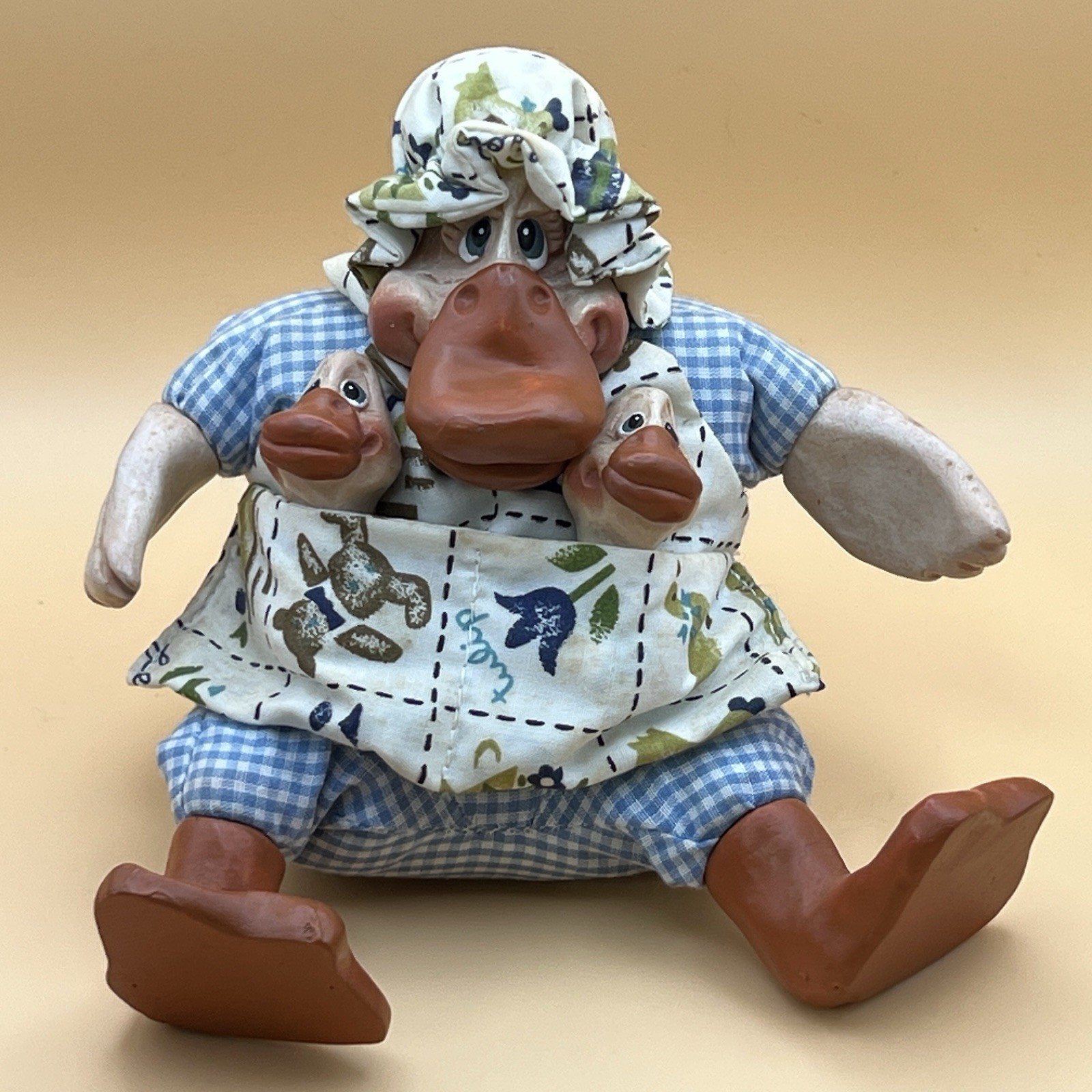 Vintage Russ Berrie Daphne Duck Kathleen Kelly Critter Factory Shelf Sitter 2648 Vintage Russ Berrie Daphne Duck Kathleen Kelly Critter Factory Shelf Sitter 2648