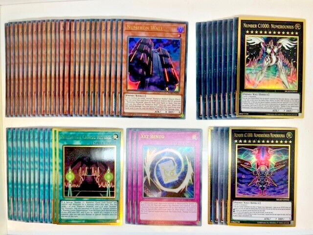 Yugioh Competitive Numeron/Don Thousand Deck + Extra Deck **HOT** + Bonus
