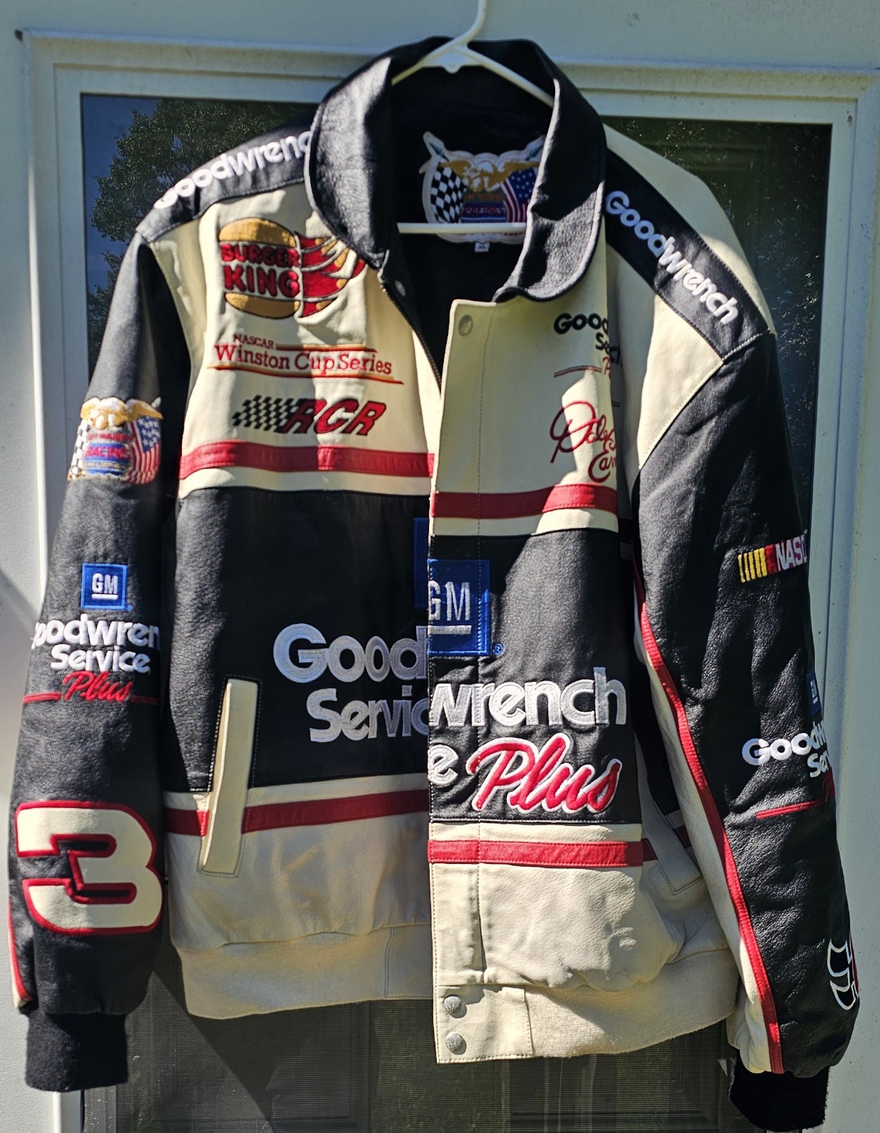 Vintage Jeff Hamilton Dale Earnhardt Sr XL Leather Jacket Vintage Jeff Hamilton Dale Earnhardt Sr XL Leather Jacket