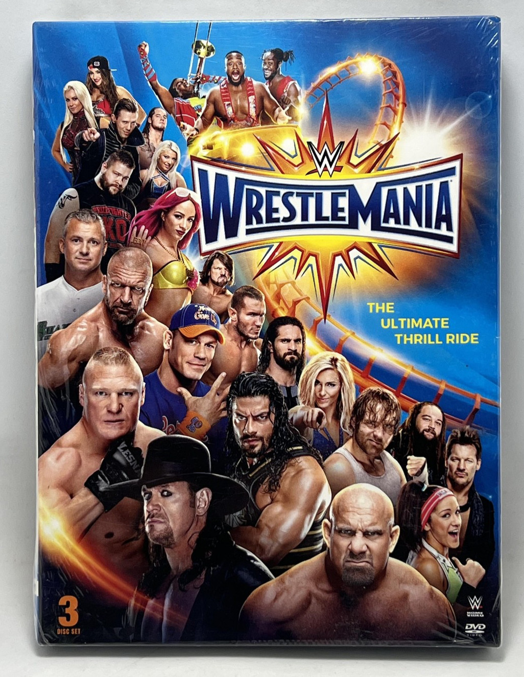 WWE WrestleMania 33 DVD Wrestling Roman Reigns The Undertaker 2017 SEALED WWE WrestleMania 33 DVD Wrestling Roman Reigns The Undertaker 2017 SEALED