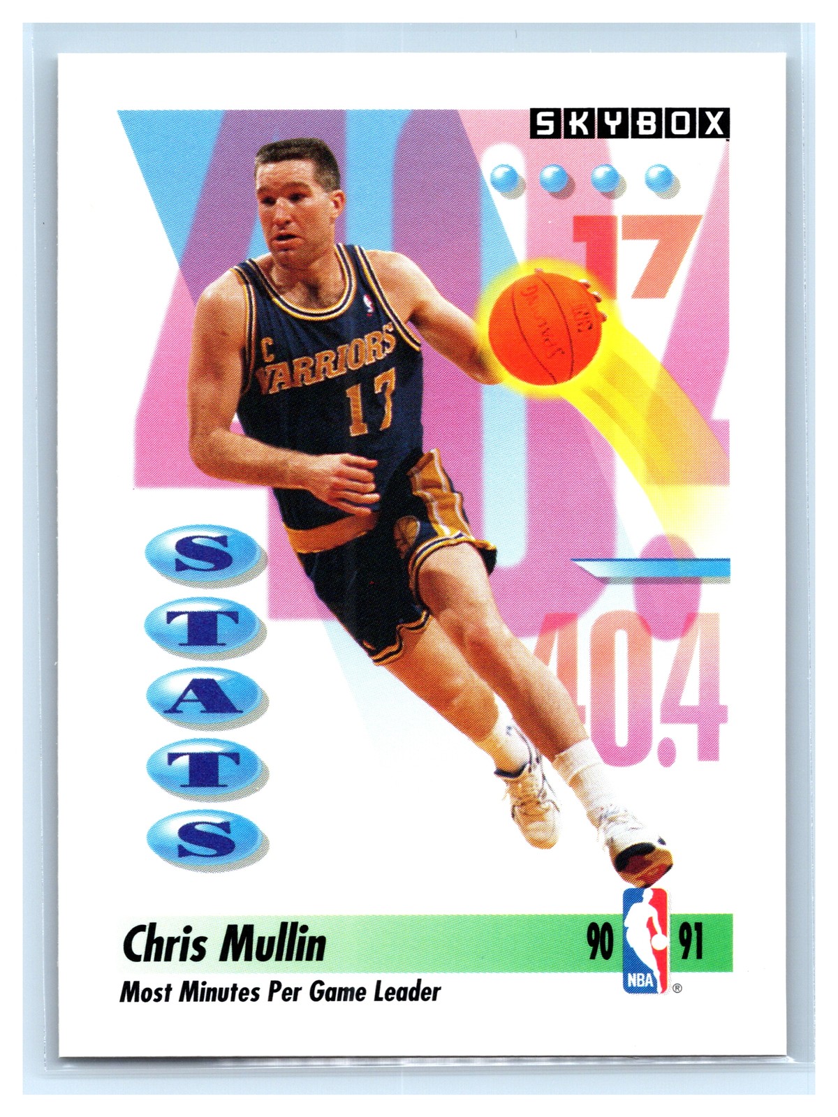 1991-92 SkyBox Chris Mullin Golden State Warriors