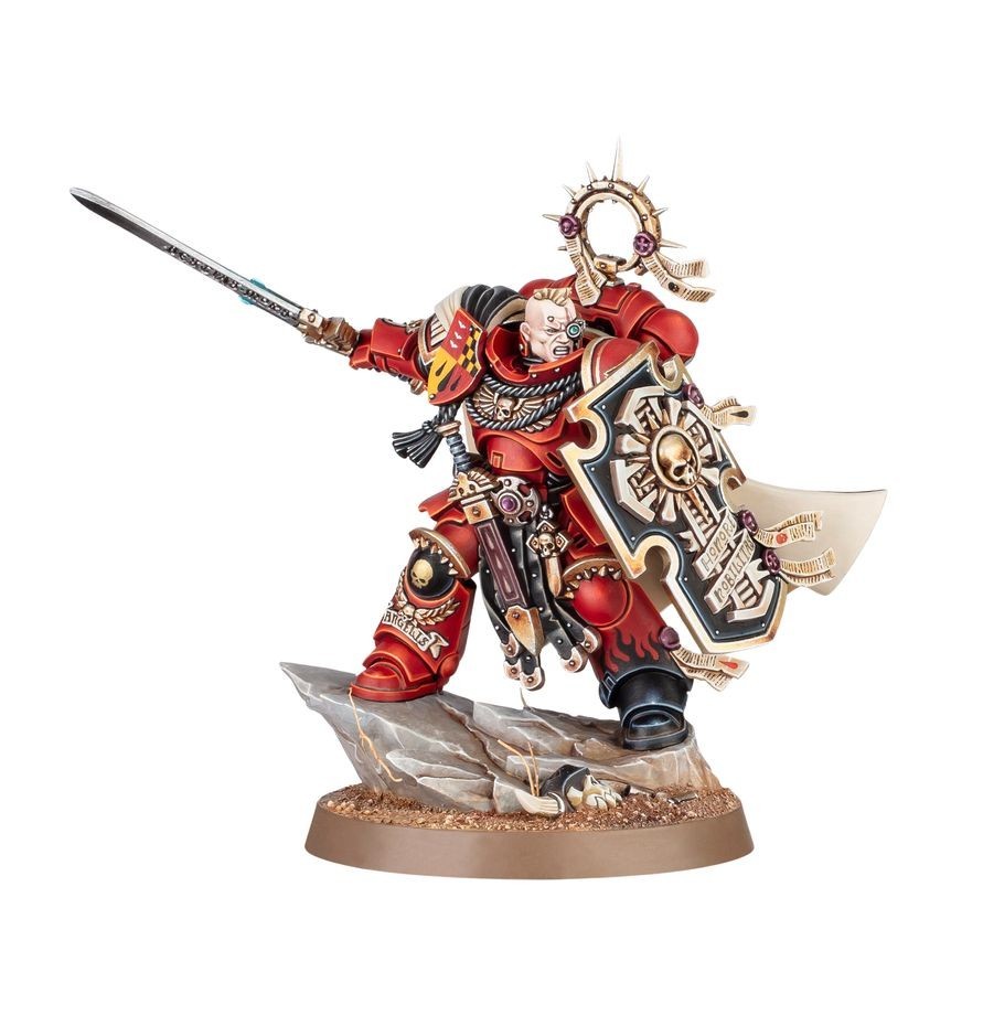 40K - Space Marines - Armageddon - Captain with Relic Shield - NOS - No box 40K - Space Marines - Armageddon - Captain with Relic Shield - NOS - No box