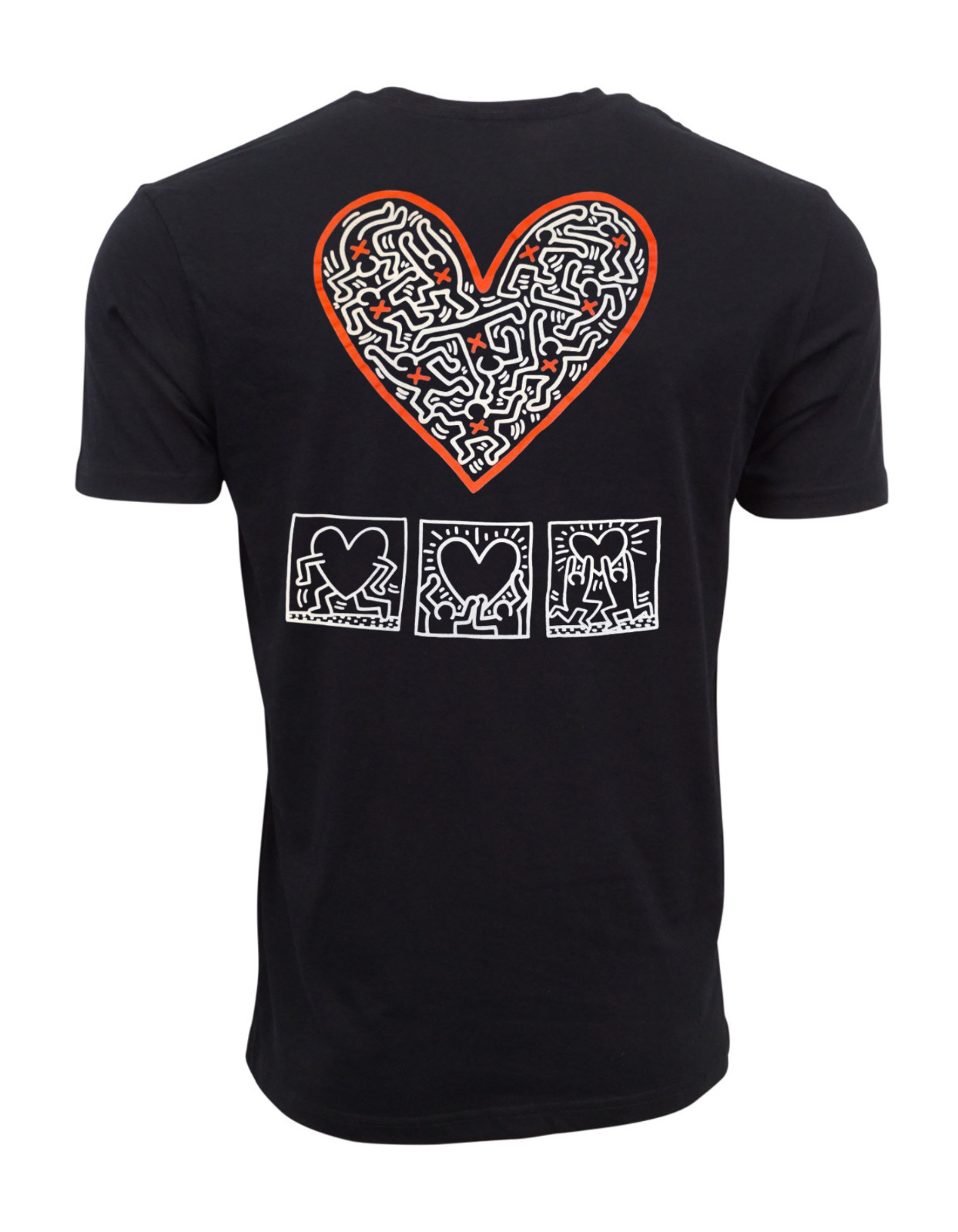 keith haring Black Graphic T shirt keith haring Black Graphic T shirt