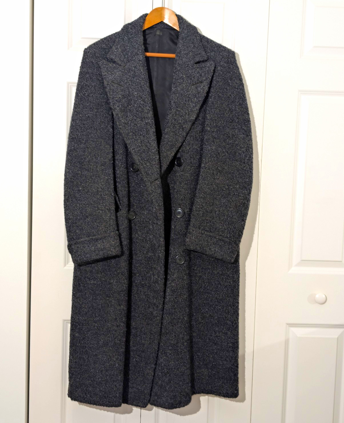 Stunning Vintage 1940s/1950s Milcraft Clothes Double-Breasted Wool Overcoat Stunning Vintage 1940s/1950s Milcraft Clothes Double-Breasted Wool Overcoat